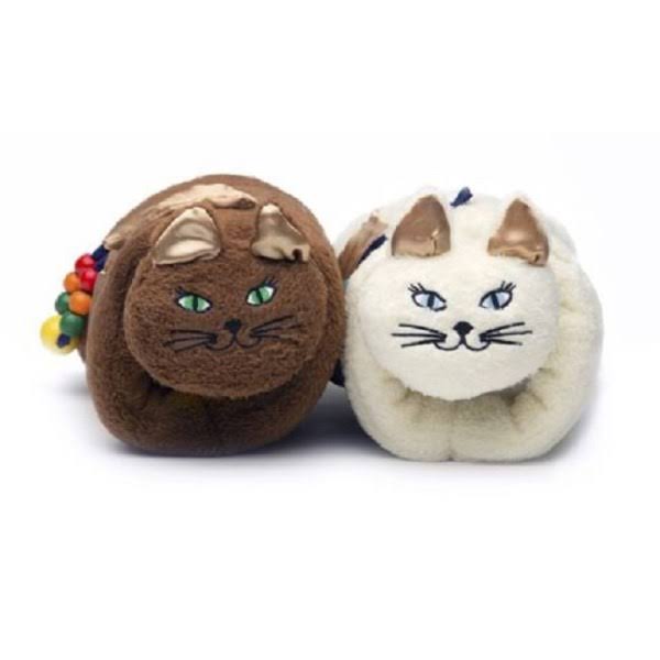 Cream Cat Fidget Comfort Muff V576