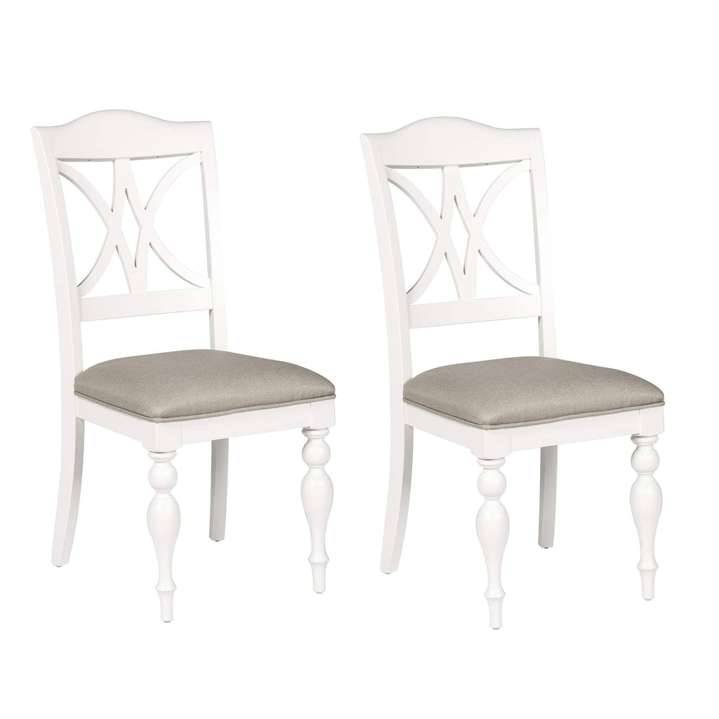 Slat Back Side Chair Set of 2 D893
