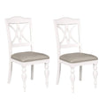 Slat Back Side Chair Set of 2 D893