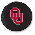 Black Vinyl Fitted Spare Car Tire Cover L61795