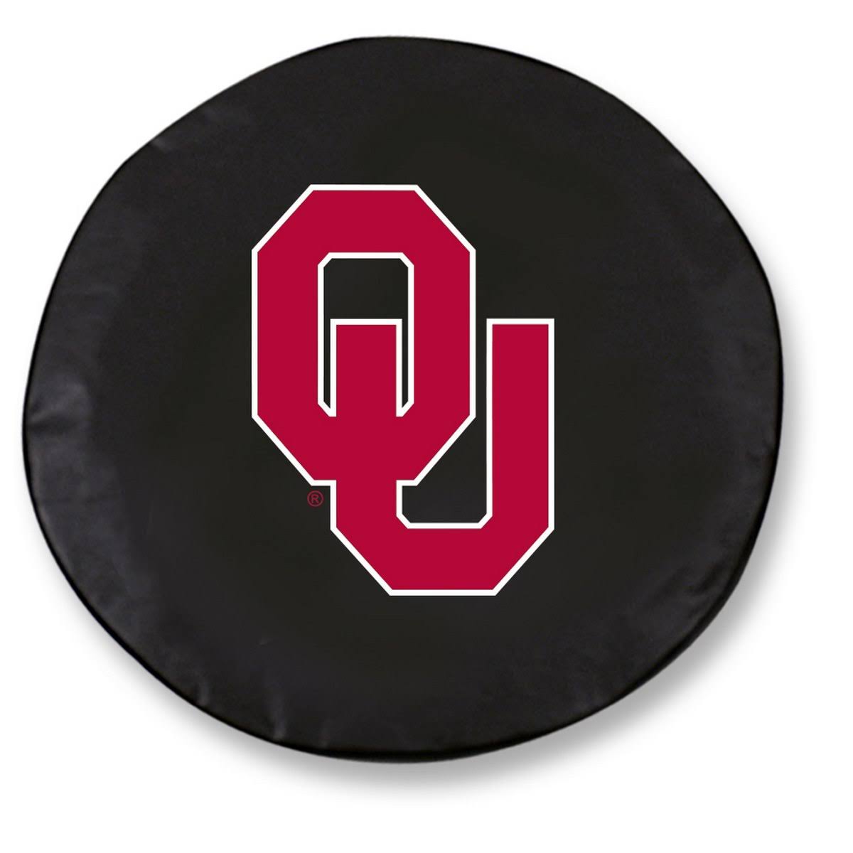 Black Vinyl Fitted Spare Car Tire Cover L61795