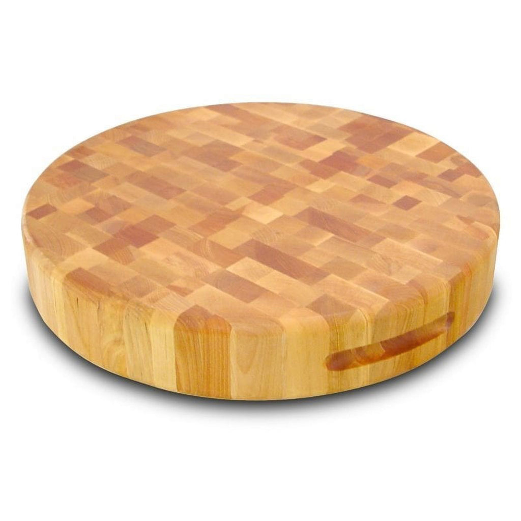 17" Round End Grain Cutting Board in Birch A946215