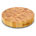 17" Round End Grain Cutting Board in Birch A946215