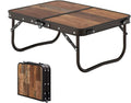 Retro 3ft Folding Aluminum Dining Table F6949