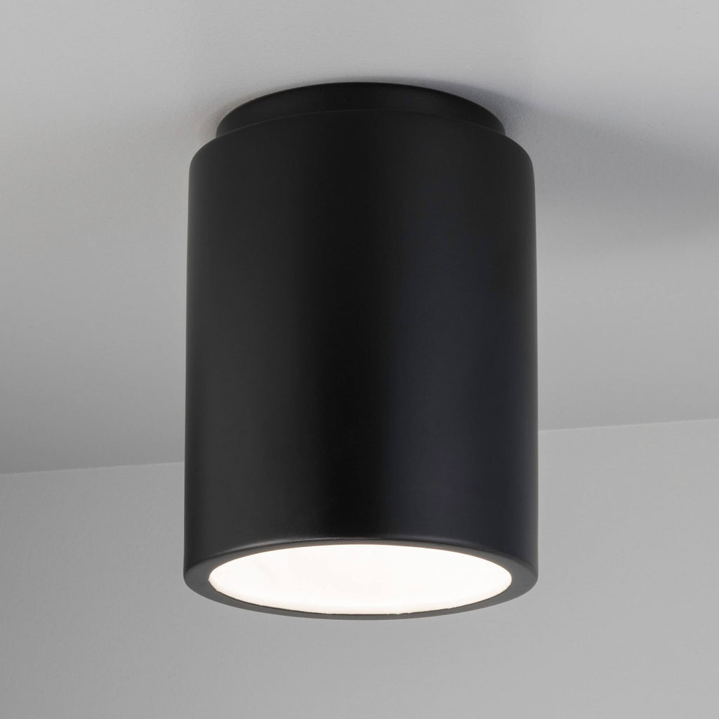 Matte Black Cylinder Flush-Mount C497011