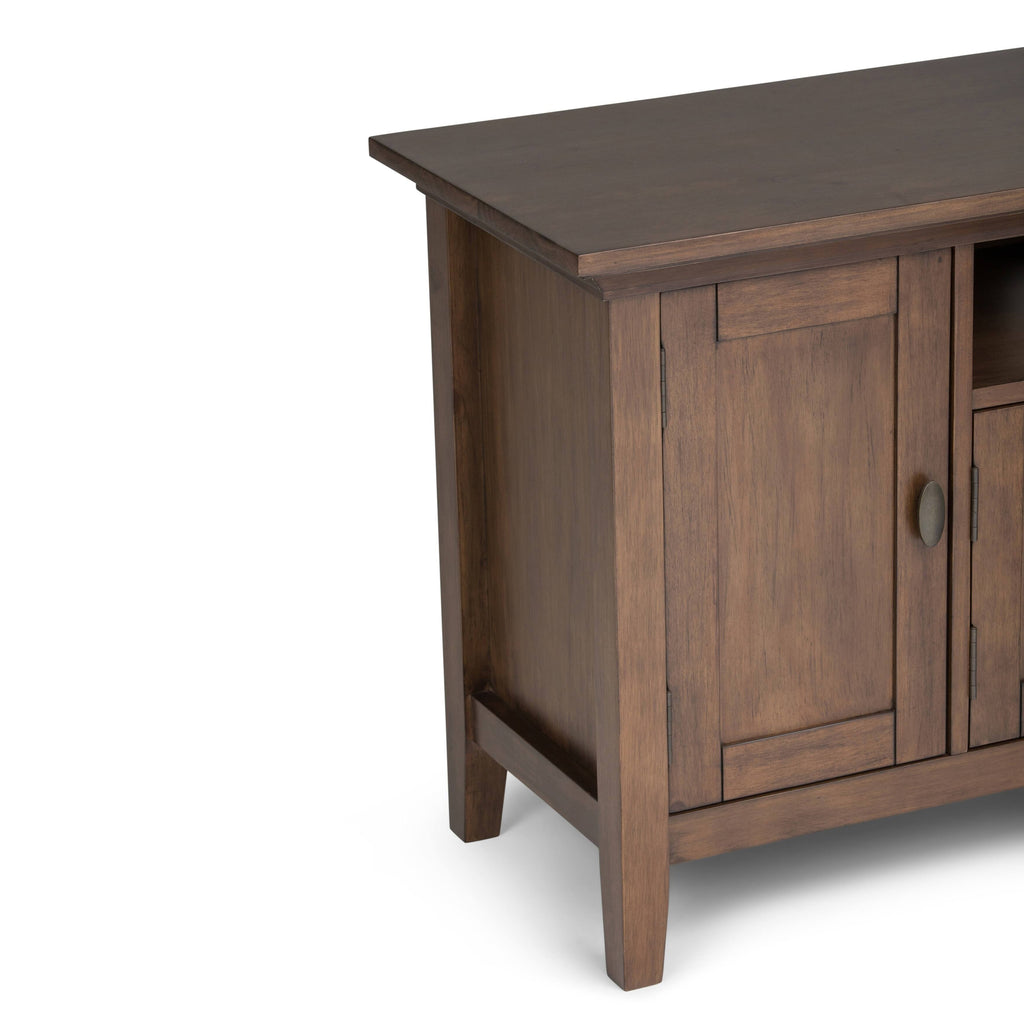 Solid Wood 72 inch Wide TV Media Stand - Black G358
