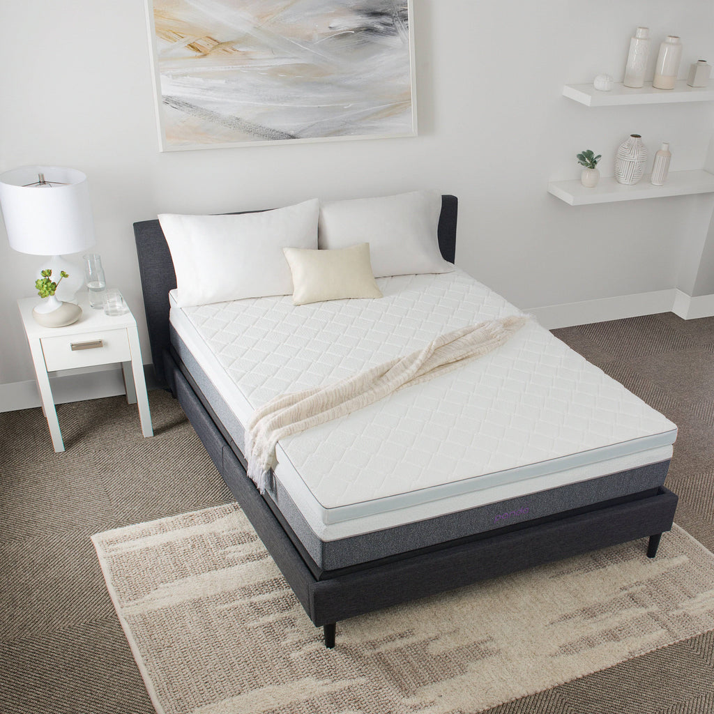 King Memory Foam Mattress Topper with Cover P402183