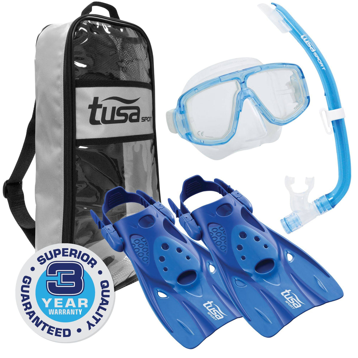 Blue Medium Snorkeling Set R30925