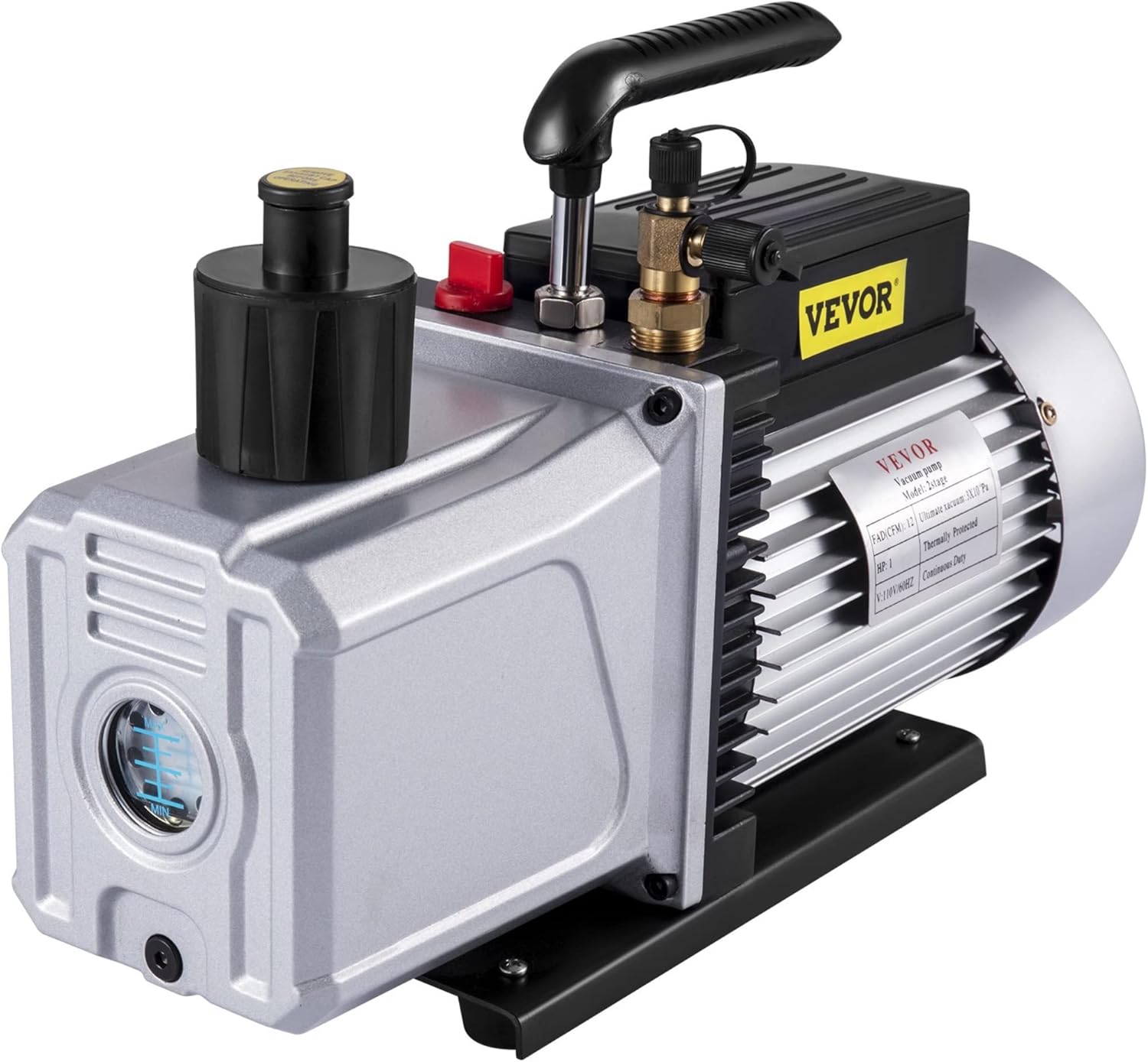 12CFM 1 HP Two Stage 110V Vacuum Pump O3129