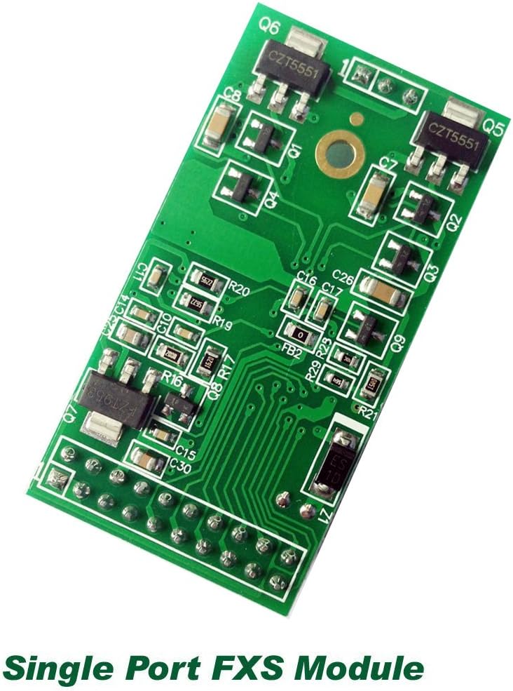 FXS Card with 2 FXO +2 FXS modules, PCI Card for VoIP Telephone System B551