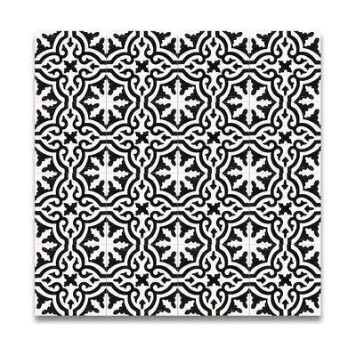 Black/Grey Cement Field Tile H42401