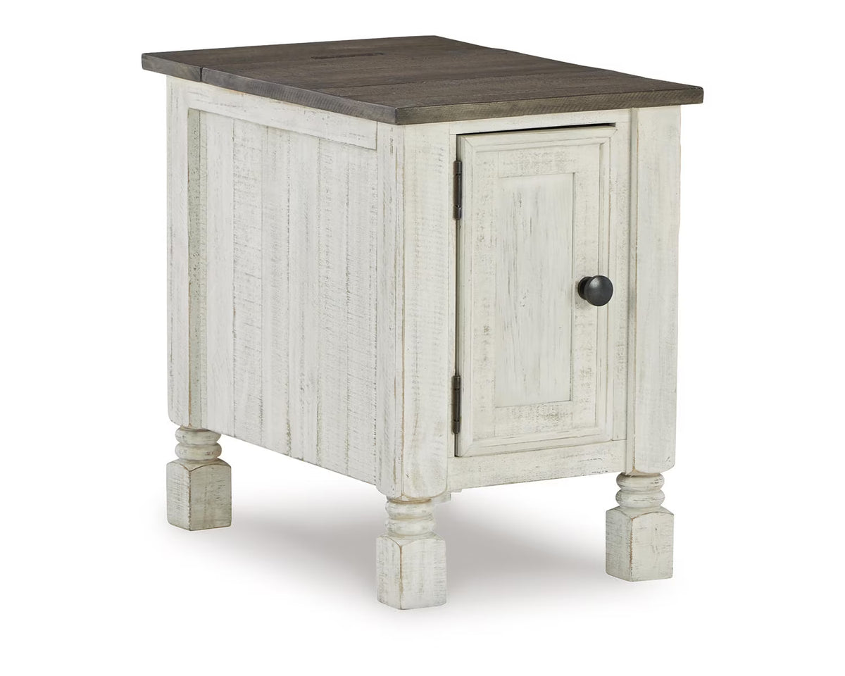 White/Gray Chairside End Table Z276561