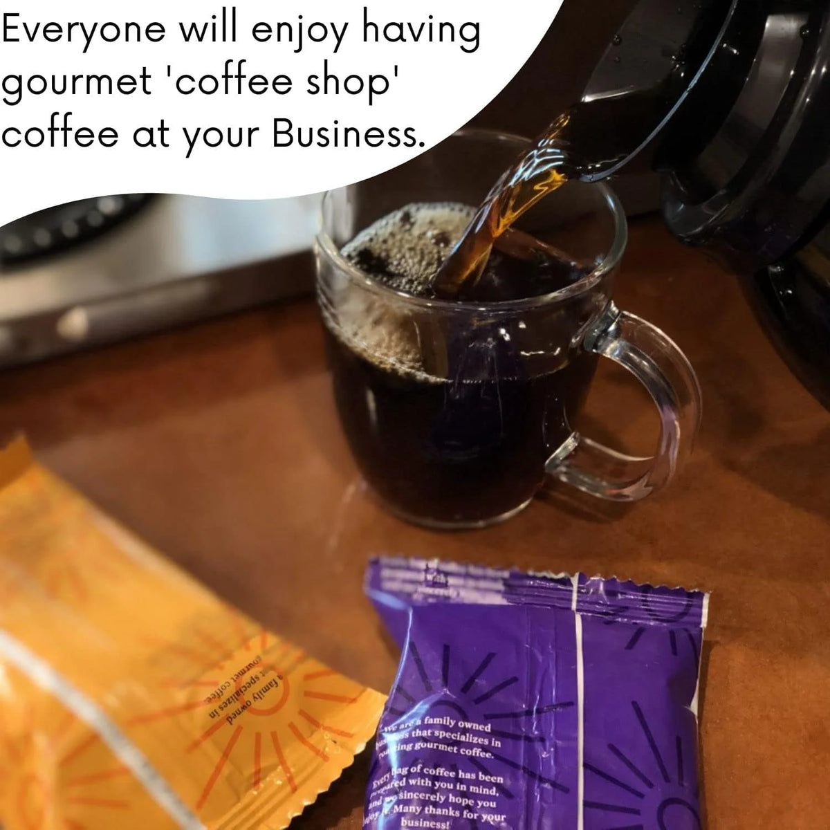 Medium Roast Coffee Packets, 2 oz, Pack of 36 Q821283