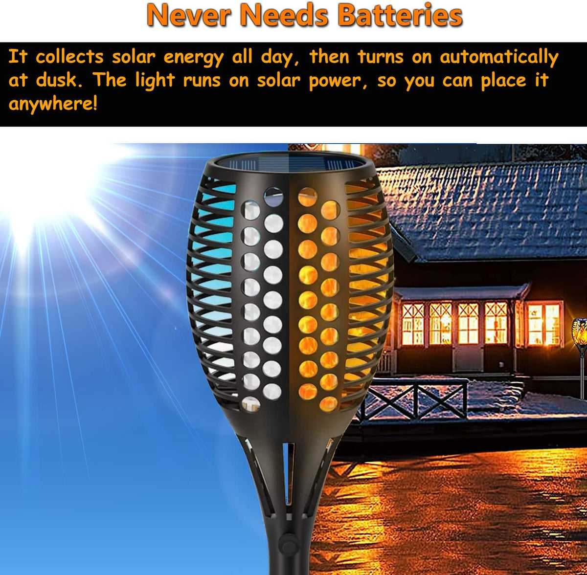 43 96 LED Solar Torch Lights G145