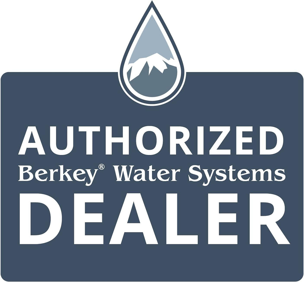 Gravity-Fed Water Filter with 2 Black Berkey Purification Elements J9418