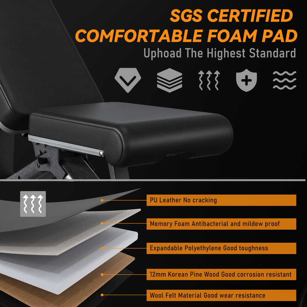 Adjustable Weight Bench Incline Decline Bench S328