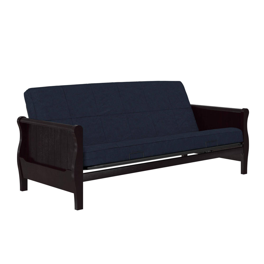 Blue Full 6x22 Square Quilted Futon Mattress W659138