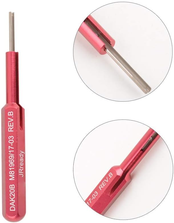 Installing Tool Removal Tool for Solid Contacts in Electronic Connector Pack of 2 N86920