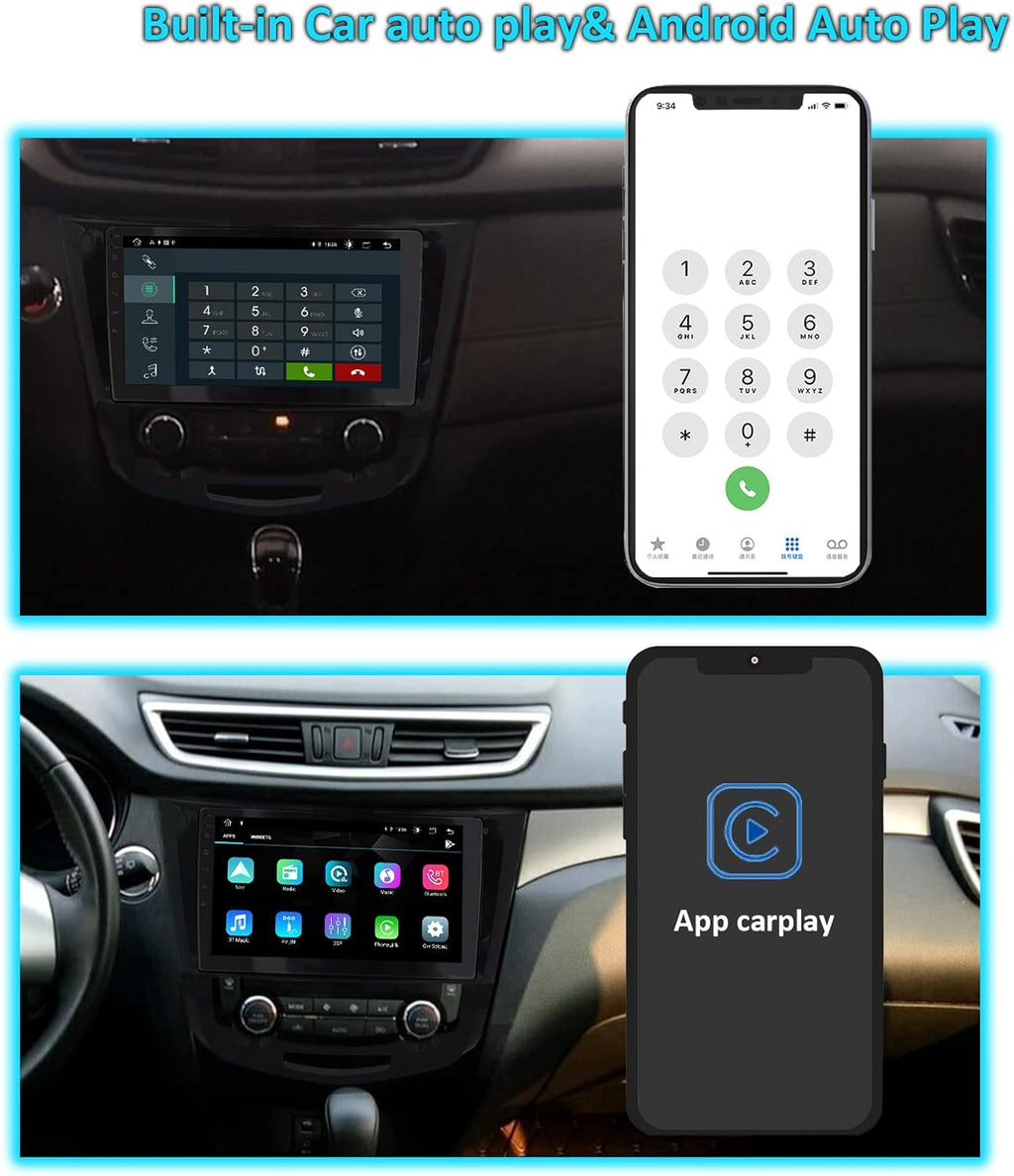 10.2’’ QLED Screen Android Car Radio Navigation Multimedia Player H6062