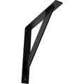 Traditional Steel Bracket, Powder Coated Black M963067