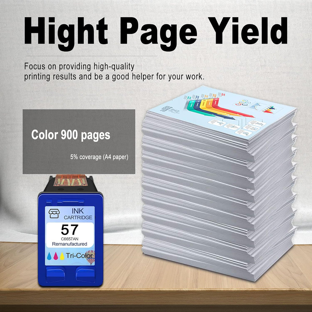 Tri-Color 2 Pack Compatible Ink Cartridge for HP Deskjet Officejet PSC K965