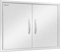 Stainless Steel Outdoor Kitchen Double Access Door X9422
