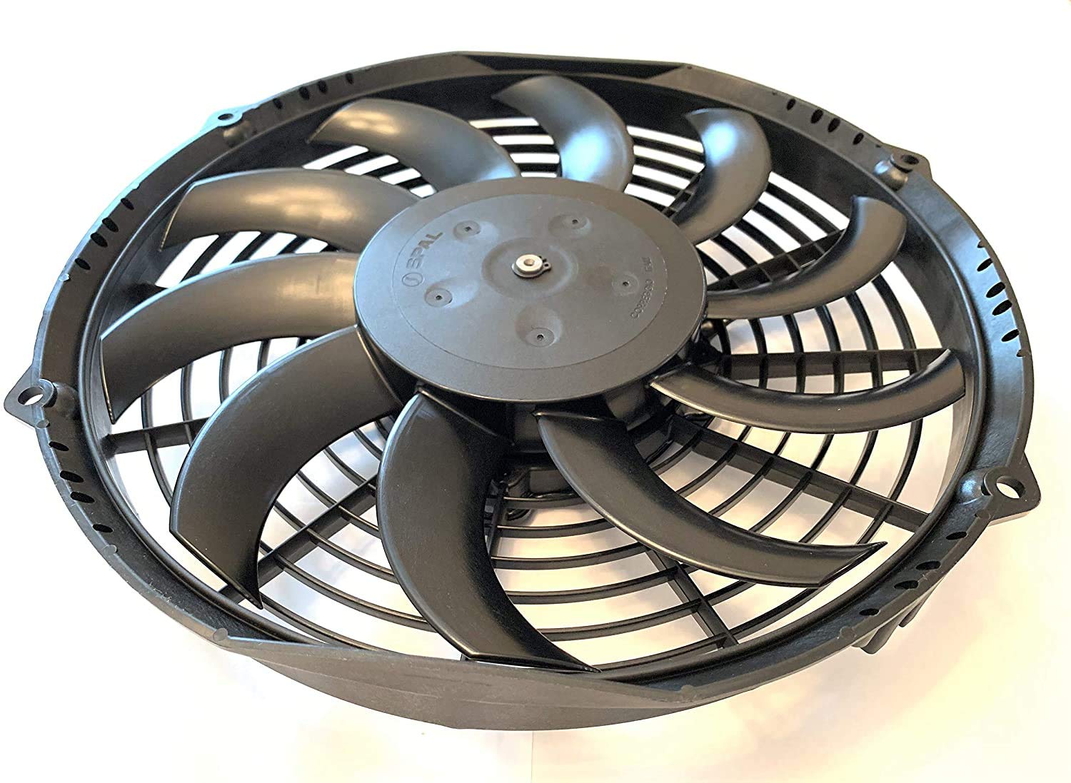 10'' Low-Profile Fan Puller Curved Blades 12Volt Pack of 2 A905686