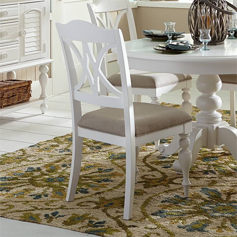 Slat Back Side Chair Set of 2 D893