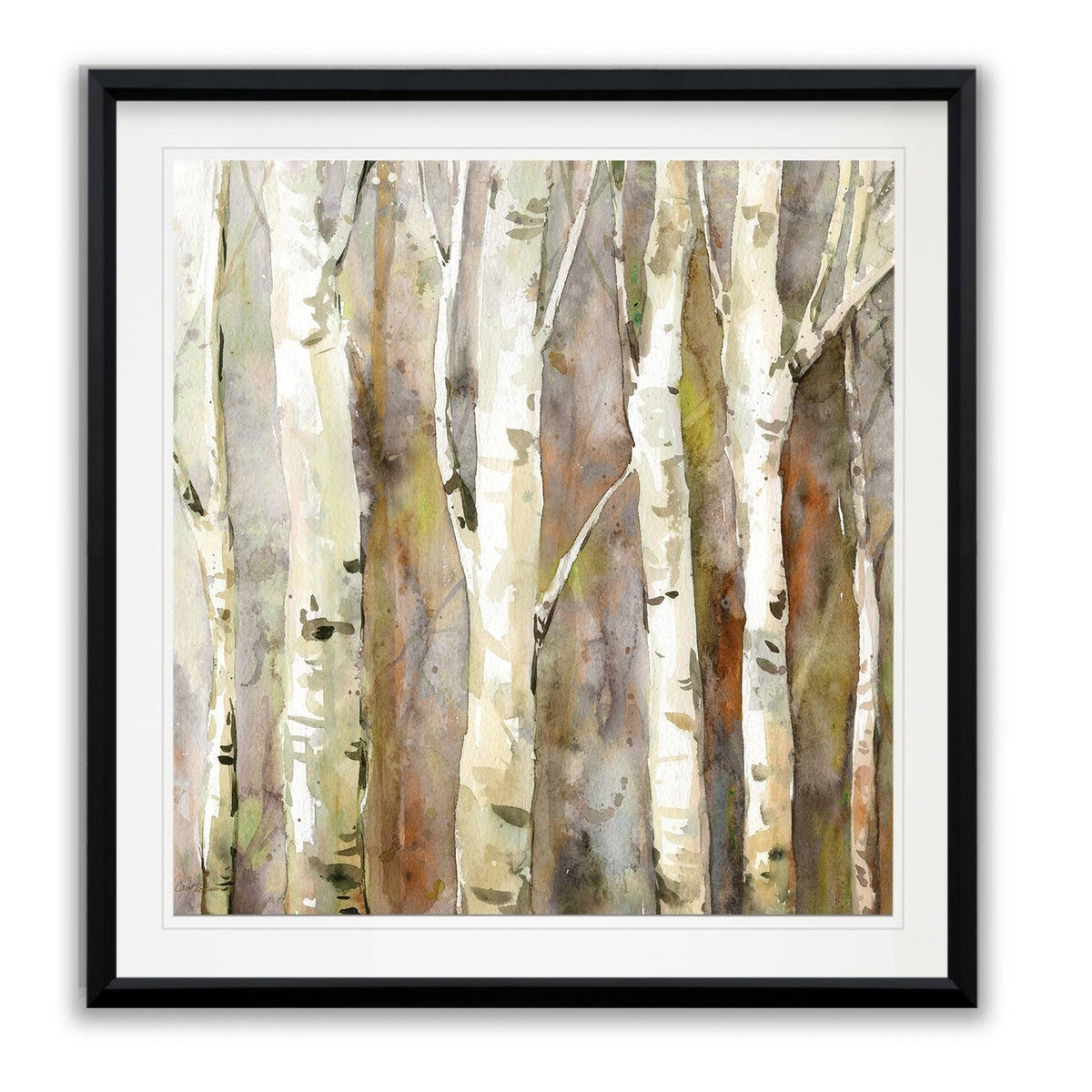 Framed Giclee Print 28x28 H701