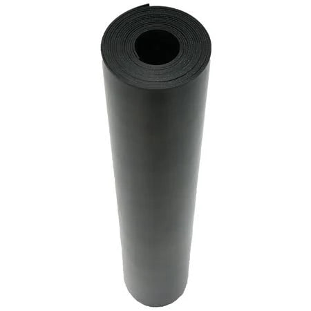 Black Rubber Sheet 1/8x22 Thick 3 x 12 A487