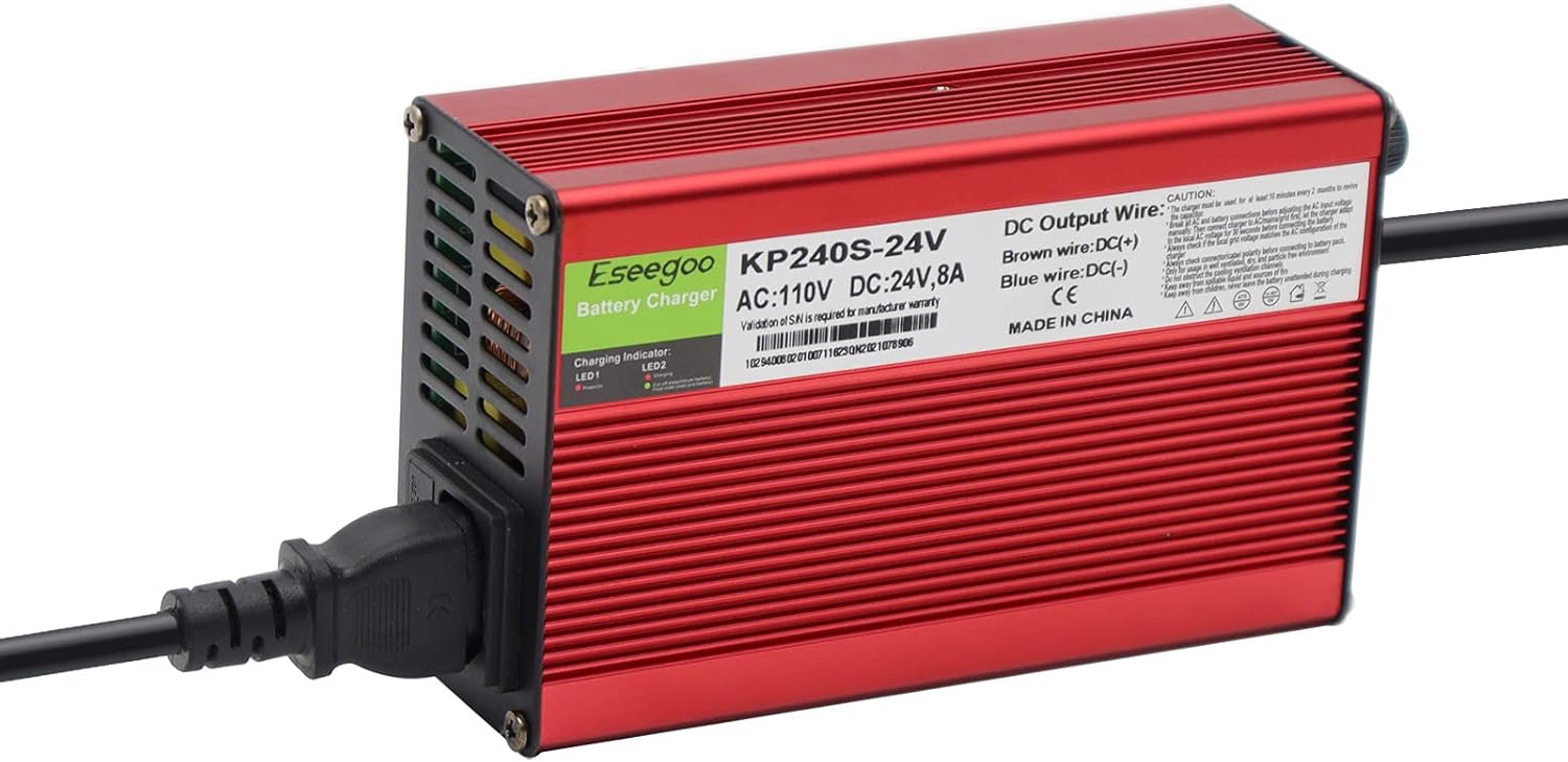 24V 8A Battery Charger with 3-Pin XLR Connector N99688