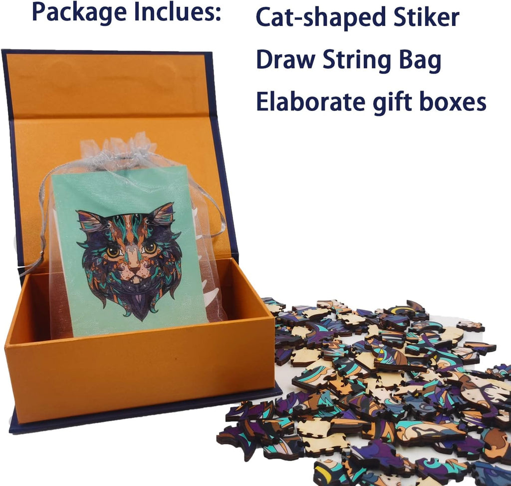 Wooden Jigsaw Puzzle, 332 Pieces, 11.8 x 10.5 Inch O341468
