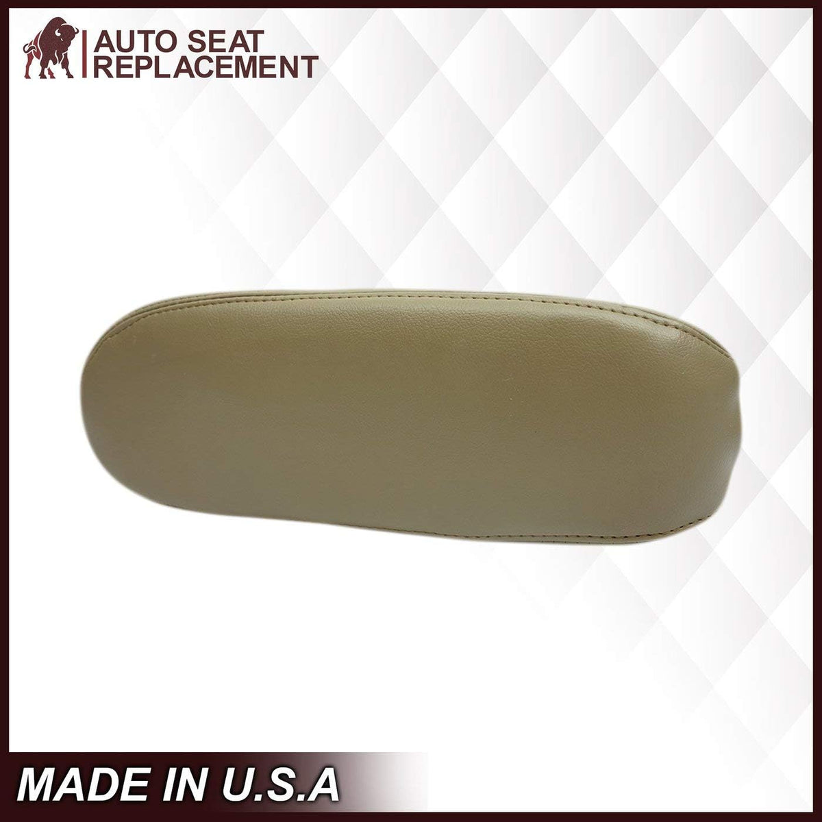 Leather Seat Cover for Ford F250 F350 in Medium Parchment Tan Driver & Passenger T609