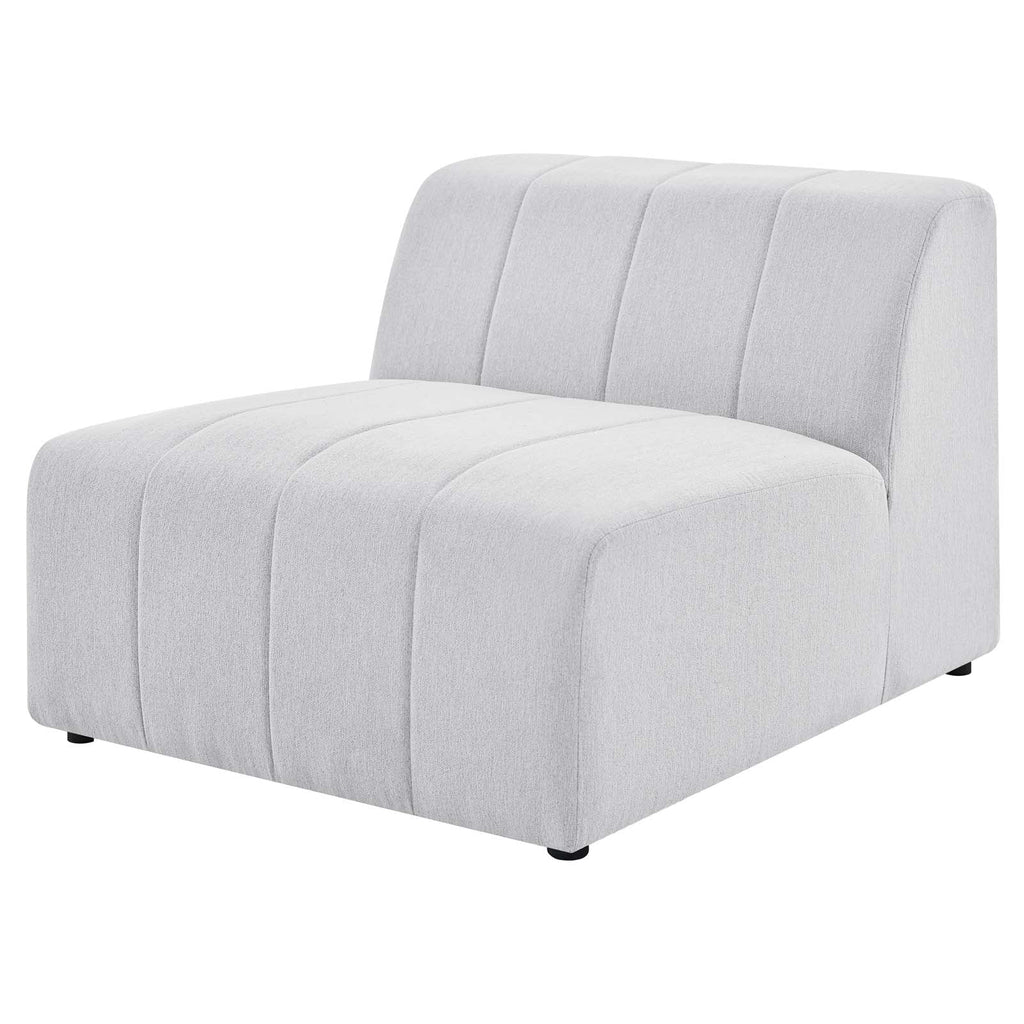 Ivory White Fabric Sofa Chair C66859