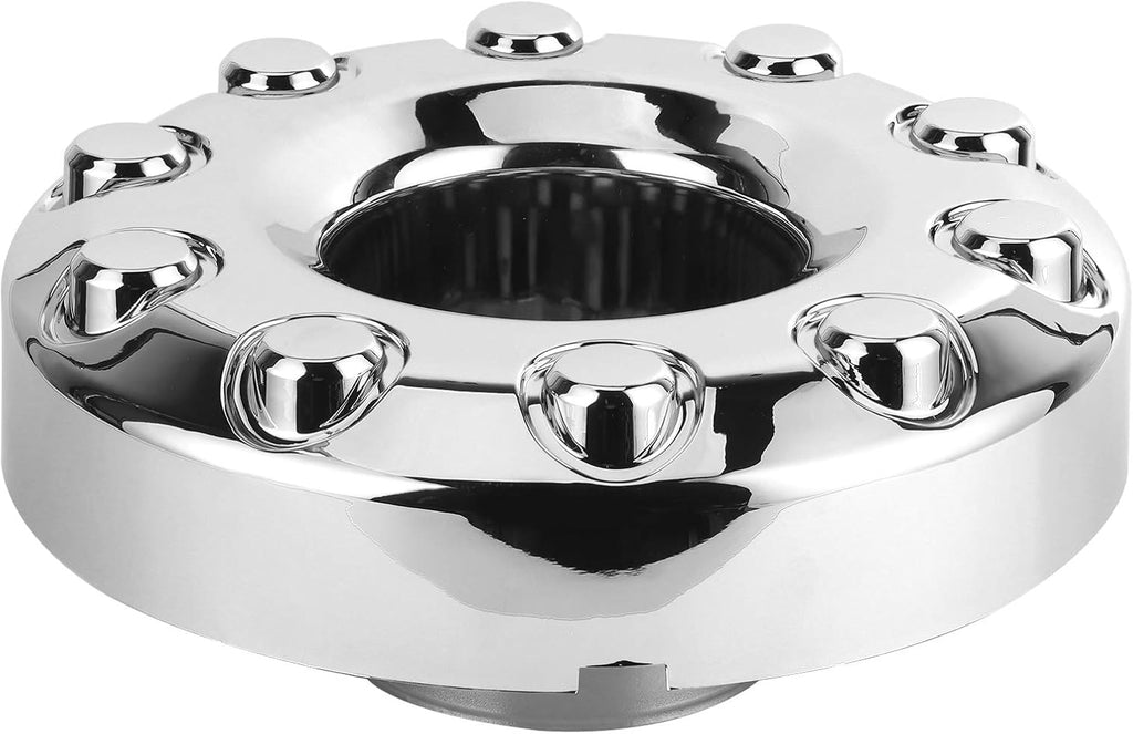 10 Lugs Aluminum Front Wheel Center Hub Cap C3813