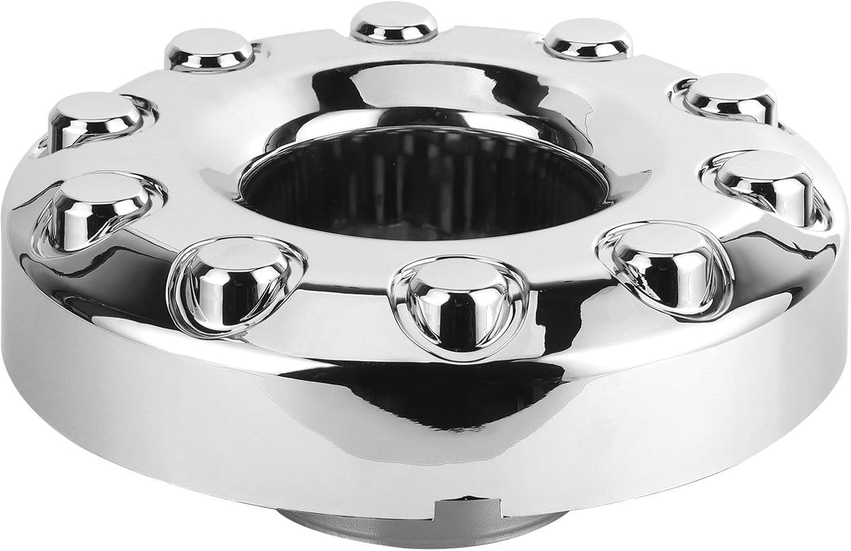 10 Lugs Aluminum Front Wheel Center Hub Cap C3813