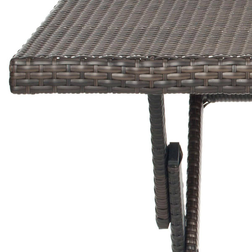 Square Folding Table Brown B212445