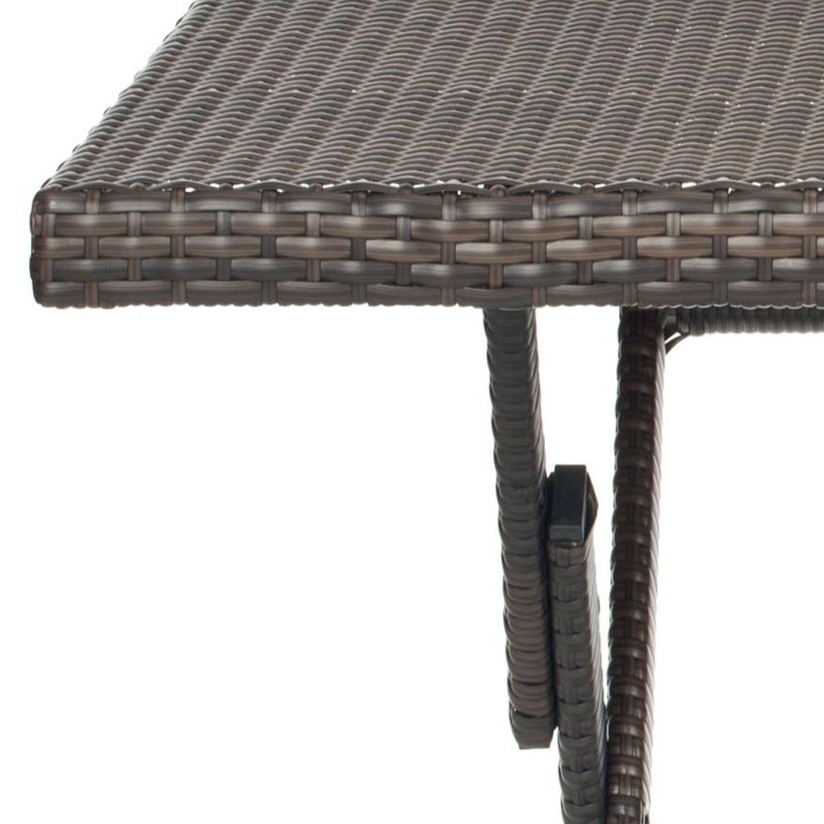 Square Folding Table Brown B212445