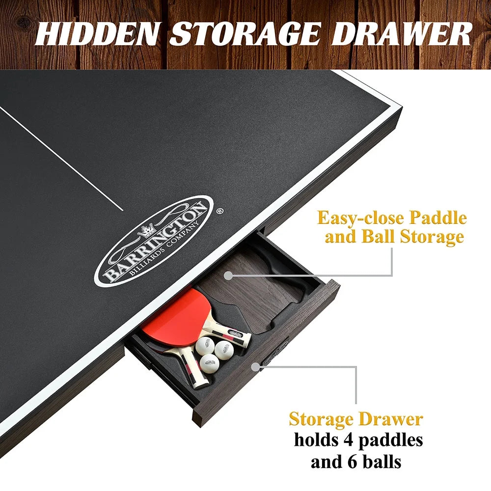 9-ft Table Tennis Table with Metal Net K15554