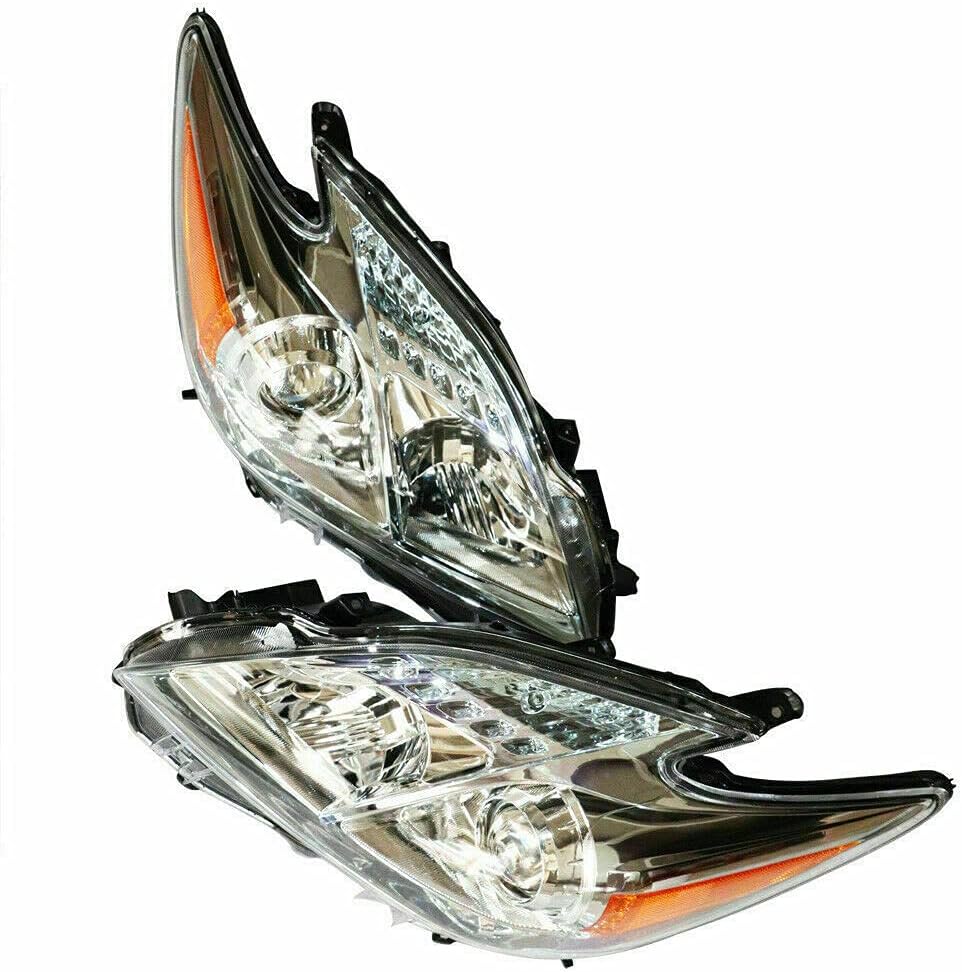 Halogen Headlights for 2010-2011 Toyota Prius (Passenger Side - 1pc) M38376