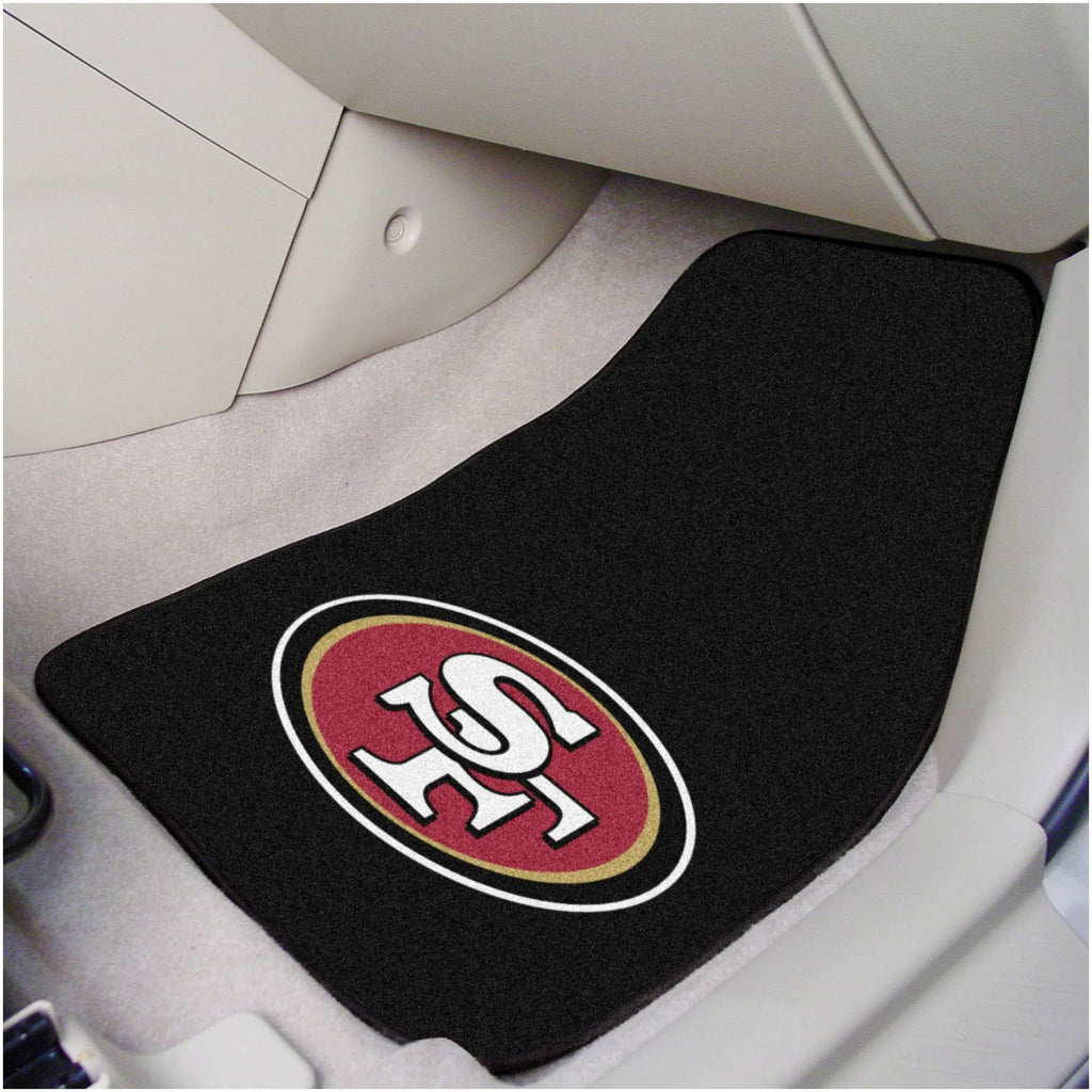 2-pc Set of Carpet Car Mats, Universal Size E809603