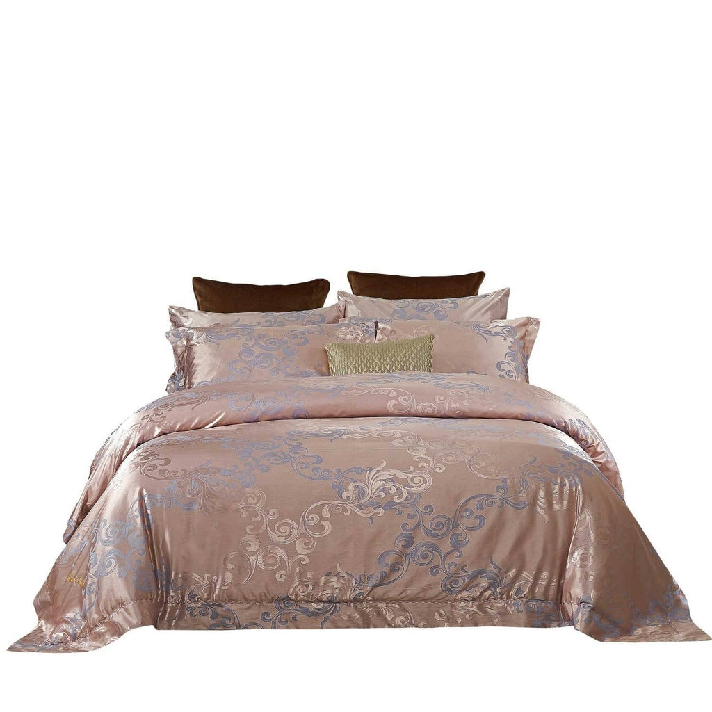 Queen Size Jacquard Cotton Duvet Cover Set F210567