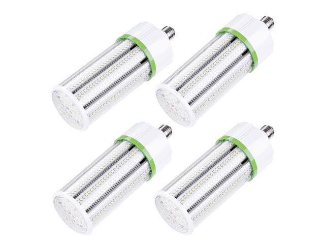 60W LED Corn Light Bulb 5000K Daylight White E26 4 Pack Z84813