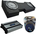 Dual 12" Loaded Sub Box Enclosure with Amplifier Y5869