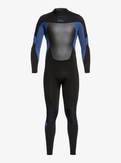 Black 4/3mm Back Zip Wetsuit Z943416