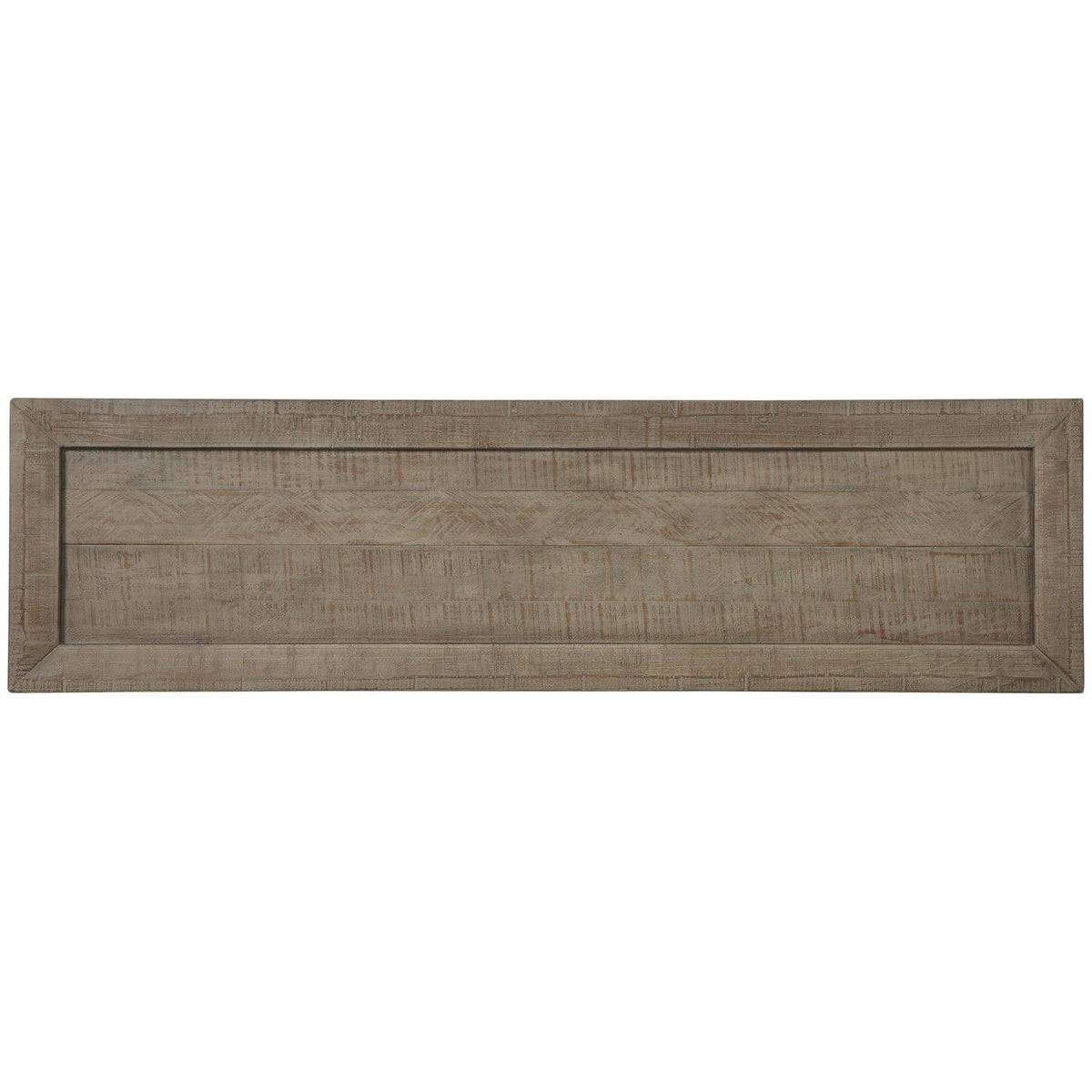 Gray Wooden Sofa Table with Metal Legs J4980