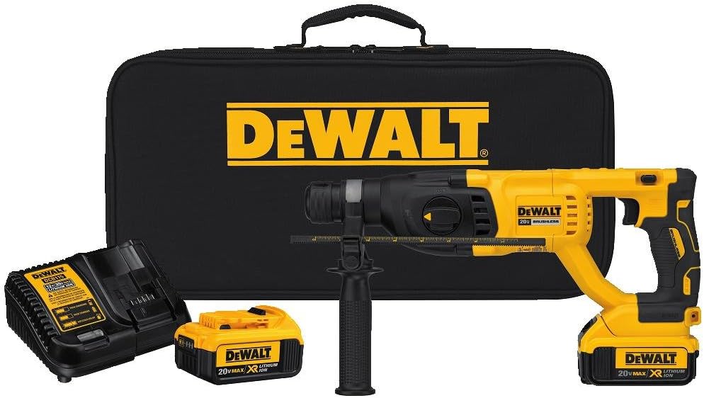 Rotary Hammer Drill Kit, D-Handle, 1-Inch K858