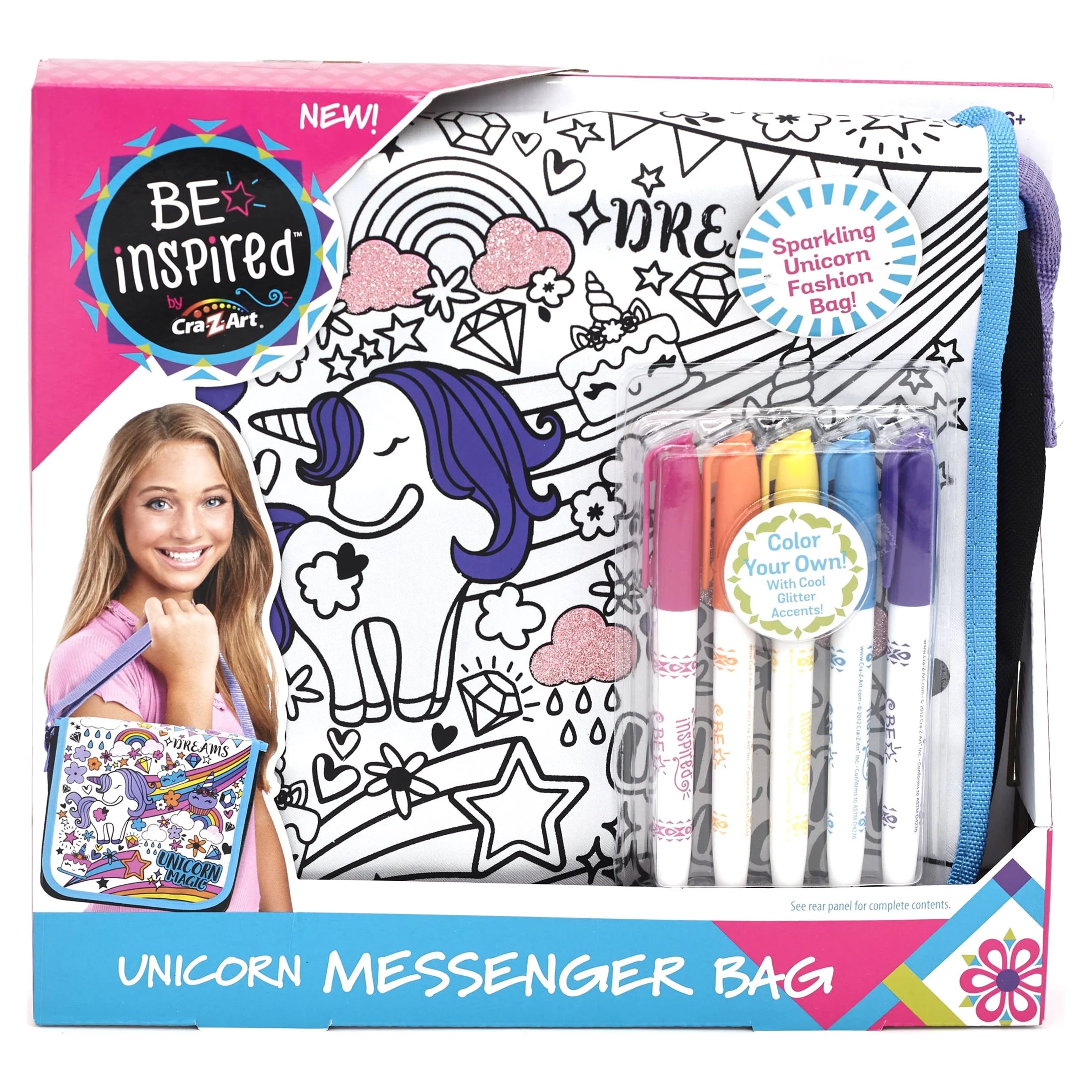 Messenger Bag Coloring Design Kit Y6708