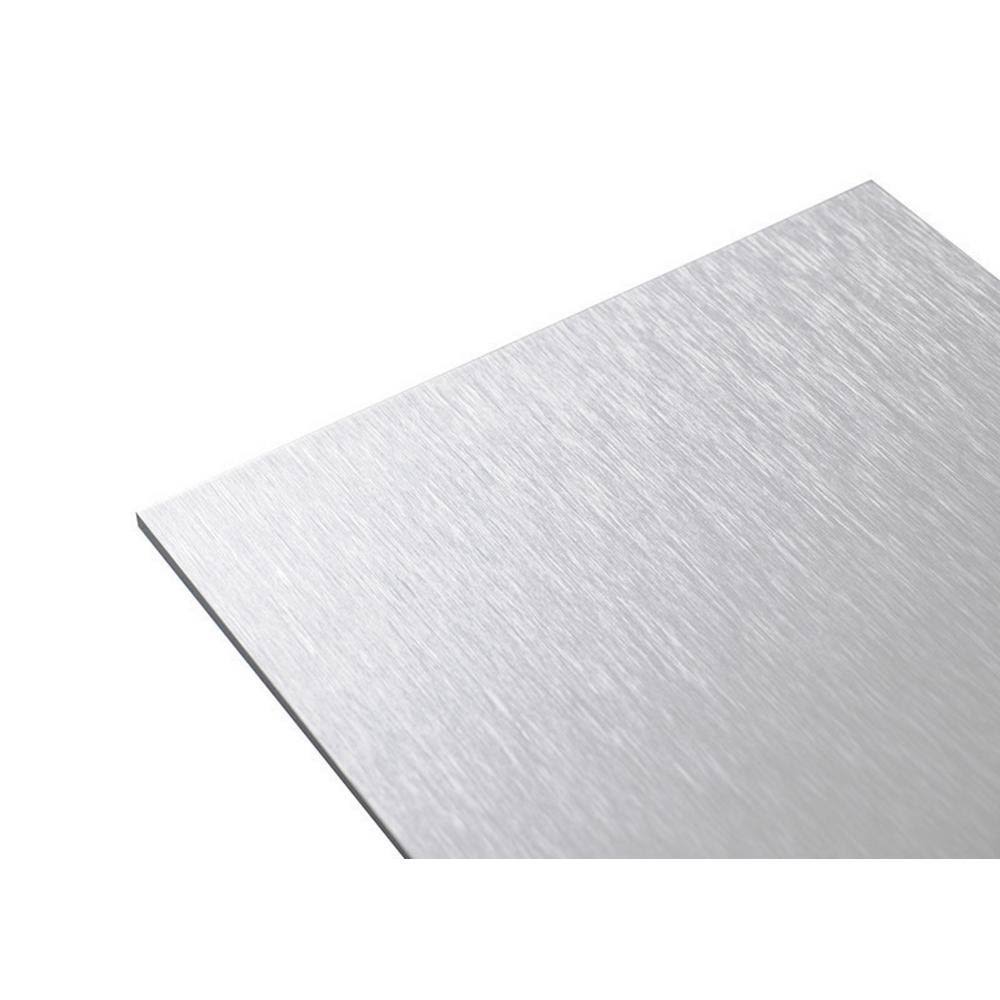 Brushed Silver Aluminum Composite Sheet G596