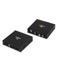 Coaxial/Toslink/RCA Stereo Audio Extender Over CAT5e/6 Ethernet Cable, 950ft (290m) Extension, Embedded DAC & ADC, PoC, Up to 7.1-Channel, Supports Dolby, DTS, PCM, Stereo Y6834